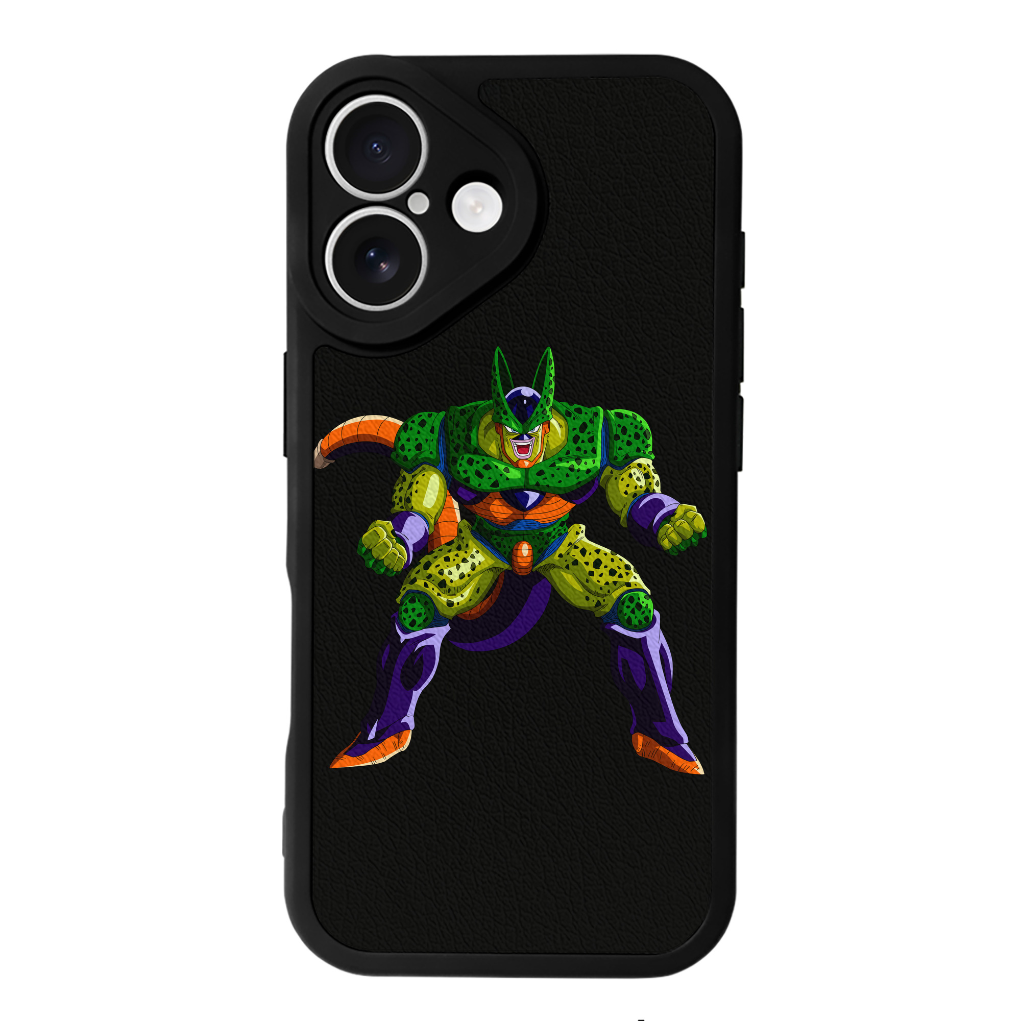 （画像用） ドラゴンボール セル DRAGON BALL Cell 【iPhone 16シリーズ対応】シリコンスマホケース（レザー調） 材質：シリコン